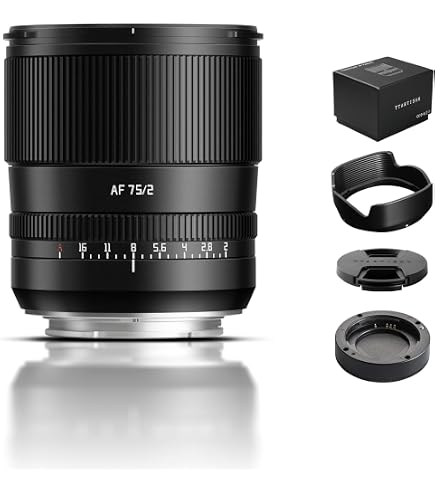 Amazon.com : TTArtisan AF 75mm F2 Auto Focus Lens Full Frame