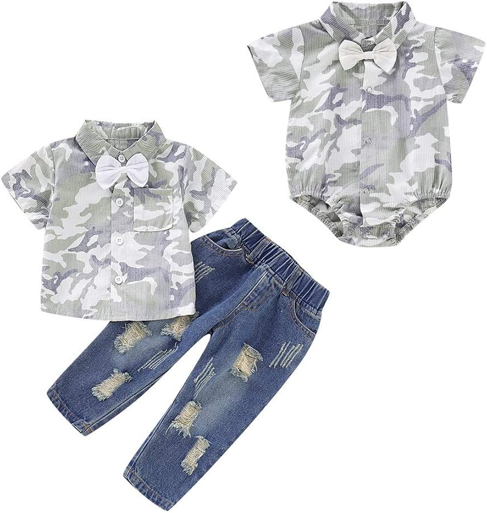 baby boy and big brother matching outfits