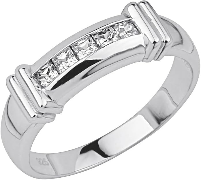 The World Jewelry Center .925 Sterling Silver Rhodium