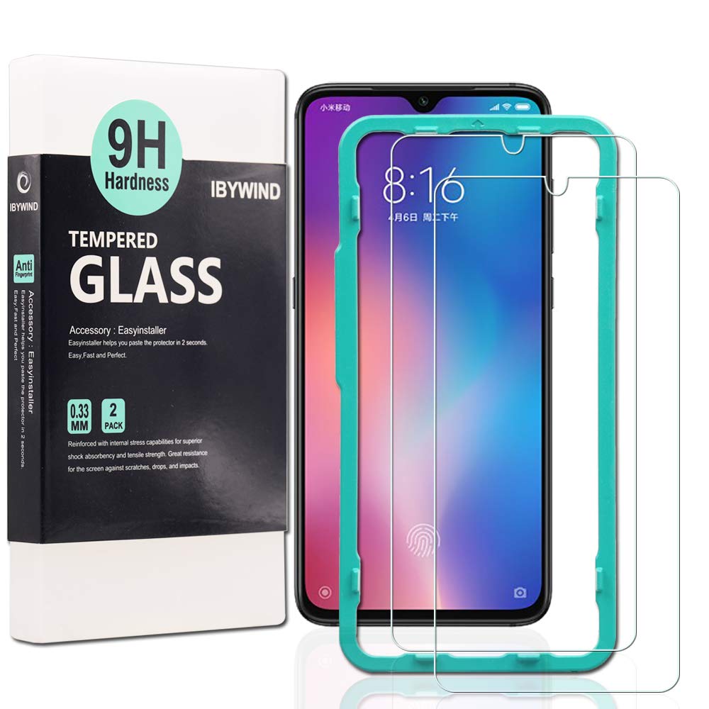 Ibywind Screen Protector for Xiaomi Mi 9[Pack of 2] Premium