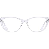 ANDWOOD Blue Light Blocking Glasses Women Bluelight Blocker Computer Cateye Clear Cat Eye Eyeglasses Frame AR003