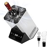 Electric Wine Chiller Single Bottle -24H Iceless Portable Stainless Steel Wine Chiller Cooler for 750ml Wine/Champagne, Multi-Scene Vino Accessory for Kitchen/Bar/RV,Perfect Gift for Wine Lovers