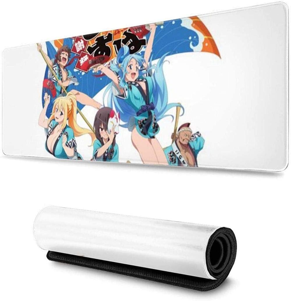 Amazon ゲーミングマウスパッドこの素晴らしい世界の神の祝福デスクトップコンピュータの仕事の生産性またはビデオゲームのための拡張された表面faの応答性のためのレーザー精度800x300x3mm X 123 Qghmv マウスパッド 通販