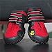 Dog Boots for Summer, Waterproof Pet Mesh Shoes , Breathable Dog Shoes Paw Protectors with Reflective Velcro and Rugged Anti-Slip Sole (8, Red)