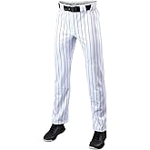 EvoShield Youth Salute Baseball Uniform Pants - Open Bottom and Knicker Style - Pinstripe and Solid