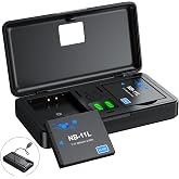 NB-11L NB-11LH Battery (2 Pack) and 2-Channel USB Charger for Canon NB-11L,PowerShot Elph 110,Elph 130,Elph 180,Elph 190,Elph 340,Elph 360,SX400 is,SX410 is,A2300 is,A2400 is,A2500,A3400 is Camera
