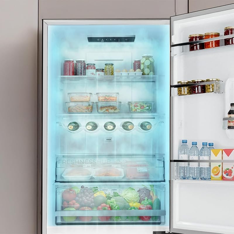 Kühl-Gefrier-Kombination Bolero CoolMarket Combi 322i WD Inox E