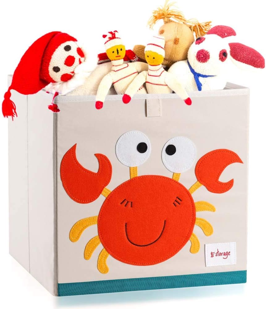 animal canvas storage boxes
