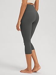 ODODOS Buttery Soft Lounge Yoga Capris for Women