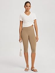 ODODOS Buttery Soft Lounge Yoga Capris for Women