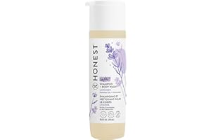 The Honest Company 2-in-1 Cleansing Shampoo + Body Wash | Gentle for Baby | Naturally Derived, Tear-free, Hypoallergenic | Lavender Calm, 10 fl oz