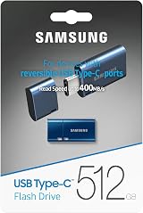 Samsung USB Flash Drive USB-C 512GB USB 3.2 Gen 1 400MB/s Blue view 6