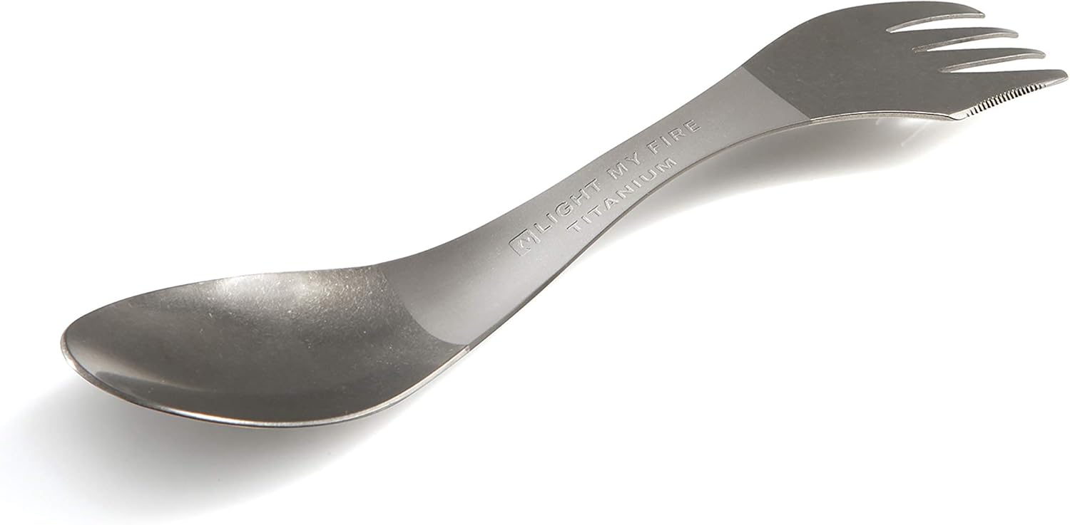 Light My Fire Kombinationsbesteck Spork Titanium Camping Besteck, titan