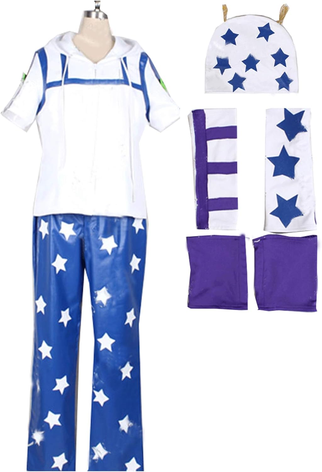 Amazon.com: Cosnew Anime Johnny Joestar Jacket Outfits ...