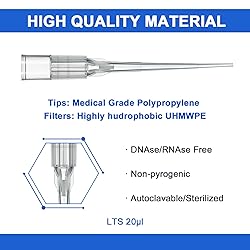 CryoKing 20ul LTS Pipette Tips, Universal Sterile