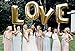 AFTERLOON® 40 Inch Giant Jumbo Helium Foil Mylar Alphabet Balloons for Graduation Anniversary Celebration Bridal Shower Wedding Birthday Party Decorations, Premium Quality, Glossy Silver Letter P