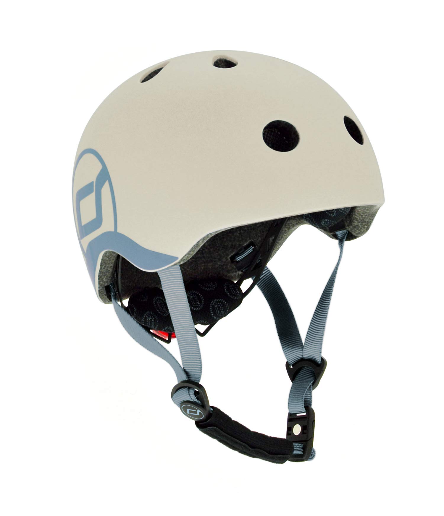 Scoot & Ride Unisex_Adult Kinder Fahrradhelm Bicycle Helmet, Grey, 45 bis 51cm