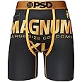 PSD Underwear Men's Stretch Elastic Wide Band Boxer Brief Underwear Bottom - 3-Pack | Breathable, 7 inch Inseam, 3-Pack |