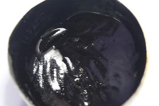 Sri Mutharamman Pooja Stores Infant Dhrishti Bottu/Chukka/Bindi Black Color Made from Sabudana/Saggu Biyyam - Pack of 2