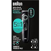 Braun All-in-One Style Kit Series 3 3450, 5-in-1 Trimmer for Men with Beard Trimmer, Ear &amp; Nose Trimmer, Hair Clippers &amp; More, Ultra-Sharp Blade, 40 Length Settings and Washable