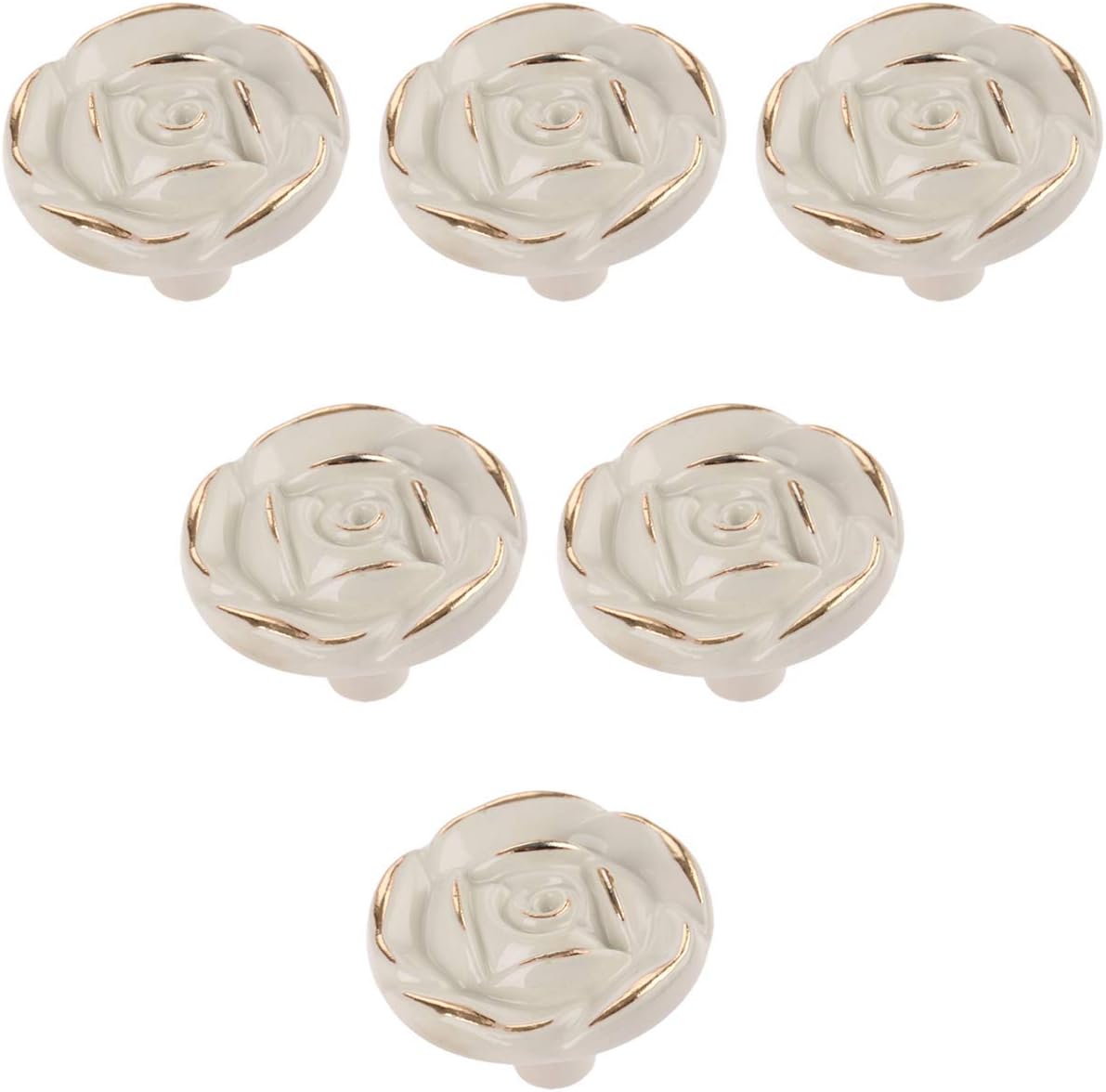 6pcs Modern Drawer Pulls Home Küchenschrank Griffe und Knöpfe Möbel