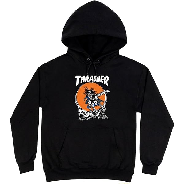Amazon.com: Thrasher Pullover Hooded Sweatshirt Gonz Logo