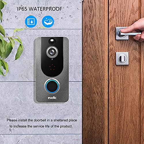 Video Doorbell Camera Wireless WiFi 1080P [2021 Upgraded] No Monthly