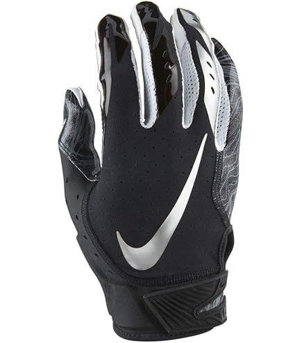 Amazon.com : Nike Vapor Jet 7.0 Football Gloves Gray | Gold XL