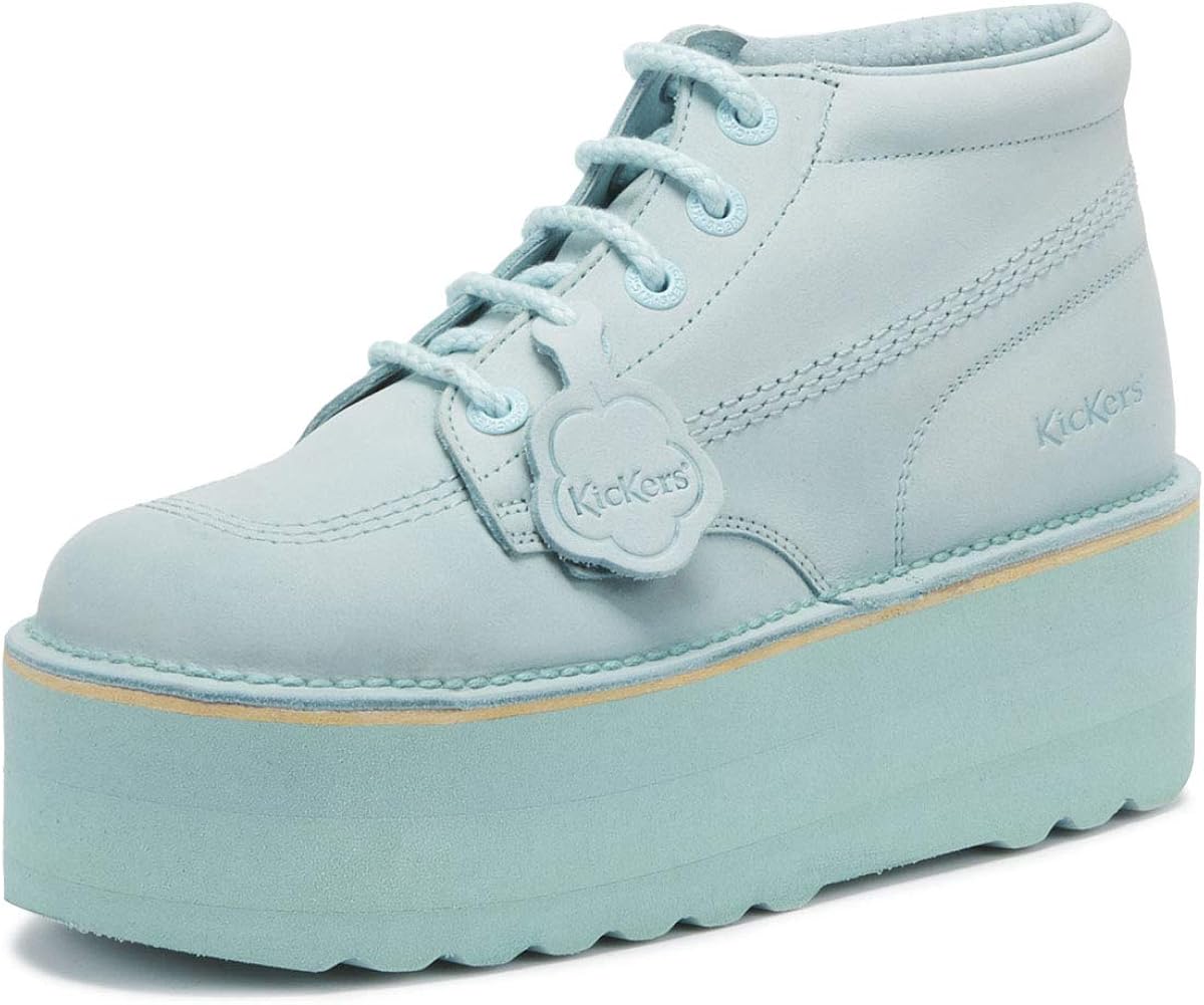 pastel platform boots