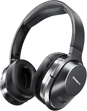 Amazon Com Wireless Headphones Snoky Bluetooth 5 0 Headphones Hi Fi Stereo Deep Bass 26h Playtime Foldable Over Ear Headphones With Microphone Wireless Headset For Cell Phone Online Class Home Office Tv Electronics