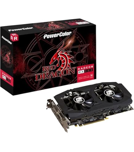 グラフィックボード・グラボ・ビデオカード radeon rx vega 56 red dragon PowerColorの3連オリジナルファン搭載Radeon RX Vega 56搭載