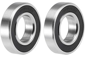 uxcell S6901-2RS Deep Groove Ball Bearings 12mm x 24mm x 6mm Double Sealed 440C Stainless Steel 2pcs
