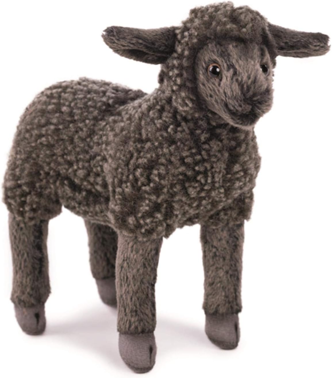 Hansa Black Plush Lamb