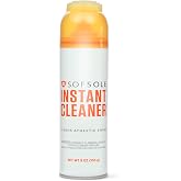 SOFSOLE Instant Cleaner 5 oz or 9 oz - Deep Cleaning Foaming Action Lifts Dirt &amp; Debris from Toughest Fabrics &amp; Materials - Scrub Top Applicator - Refreshing Scent - Athletic Shoes &amp; Footwear