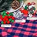 500 Pieces Christmas Embellishments Mix Wood Buttons Pom Pom Ball Wiggle Eyes Ornaments Assorted Styles for DIY Craft Sewing Decoration Accessories