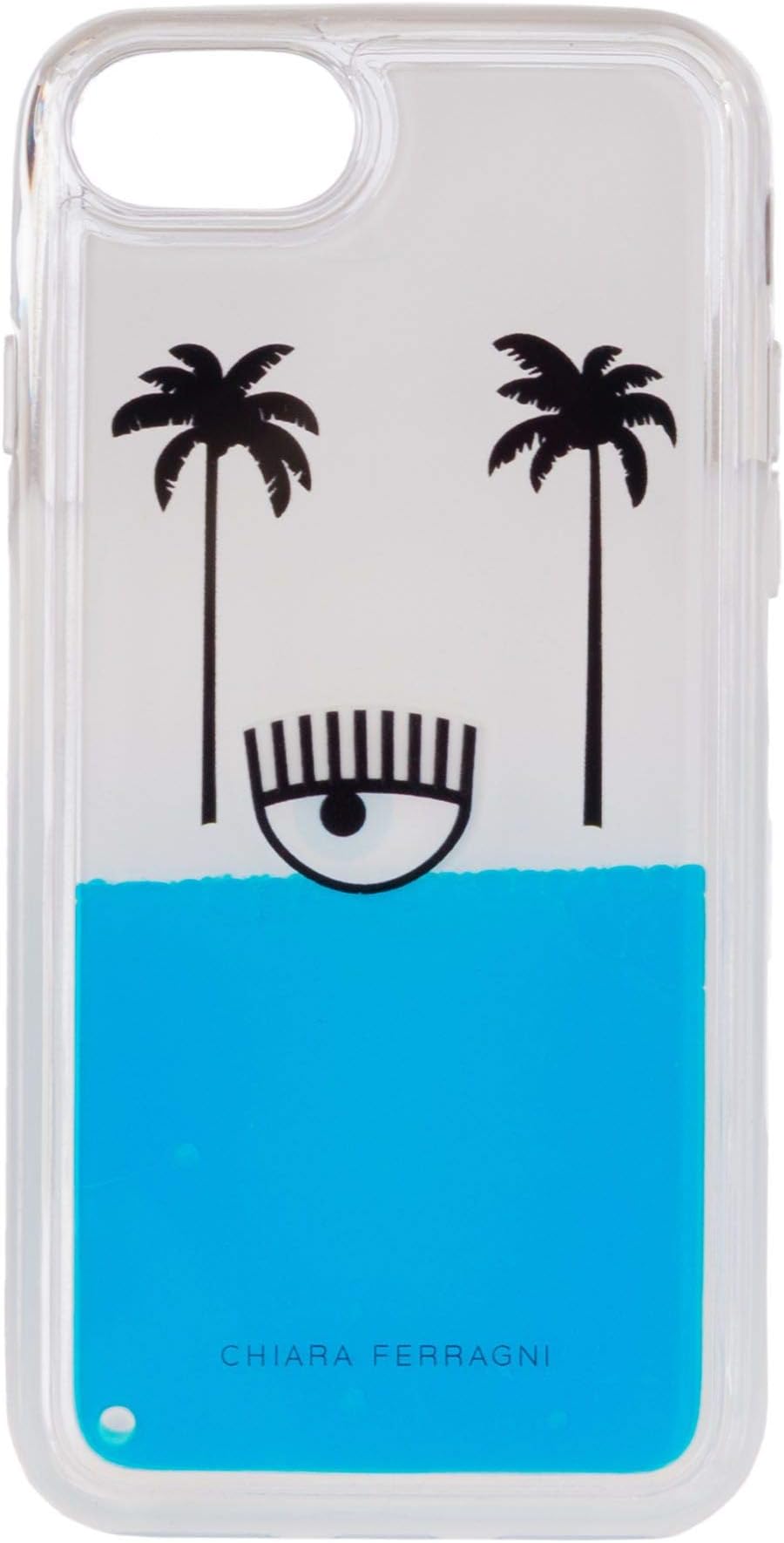 Luxury Fashion | Chiara Ferragni Woman CFCIP8017BLUE Blue Pvc Cover | Season Outlet