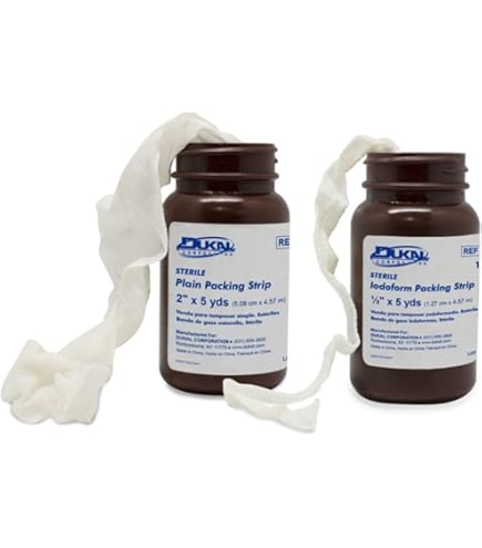 Gauze Packing Strip Plain 1" X 5yds - Professional Products
