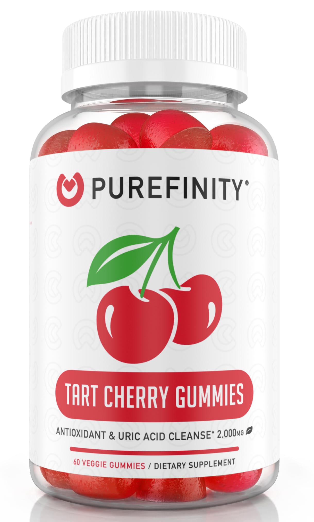 PUREFINITY Tart Cherry & Vitamin D3 Gummies Bundle (Uric Acid Flush & Cleanse with Vitamin D3)