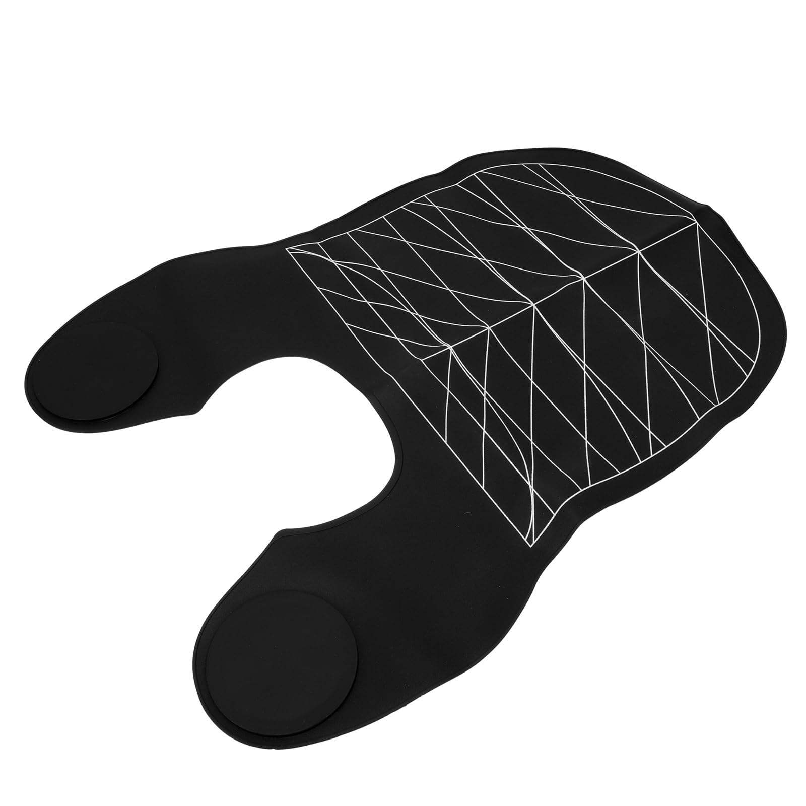 minkissy Waterproof Silicone Hairdressing Shoulder Pad 21.65X13.78In Lightweight Hair Cutting Shawl Salon Barber Cape for Safe Dyeing and Haircut Protection