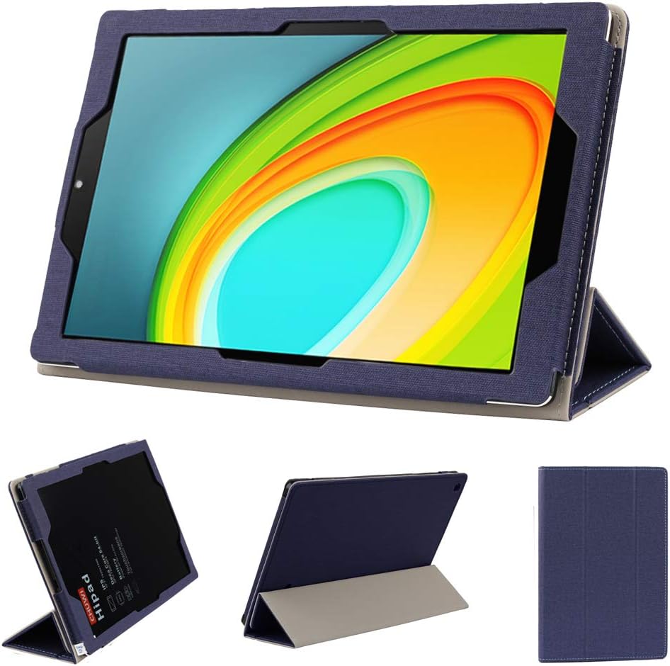 Chuwi Hi Pad Case, OCUBE 10.1 inch Folio Stand Cover Case for Chuwi Hipad (Blue)
