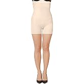SPANXshape High-Waisted Mid-Thigh Sheers - Comfortable Tummy Control Shapewear - Sheer Pantyhose - No Visible Panty Lines