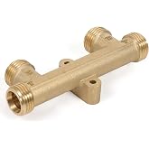 595926 Solid Brass Sensor Valve, Fits Watts premier 500800/500805 &amp; Grundfos UP Comfort Instant Hot Water Recirculating Pump System 367010 Thermal Bypass Bridge Valve