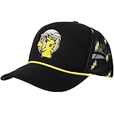 Pokemon Pikachu Thunderbolt Pattern Black Trucker Hat