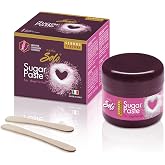 Italwax Solo Sugar paste Wax Kit Strong 180g / 6.35 oz - Waxing kit for women and man - Natural formulation - For Body &amp; Brazilian Bikini at home hair removal ​
