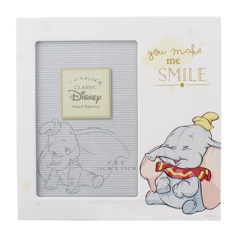 Disney Dumbo Magical Beginnings You Make Me Smile MDF 4x6" Photo Frame DI288
