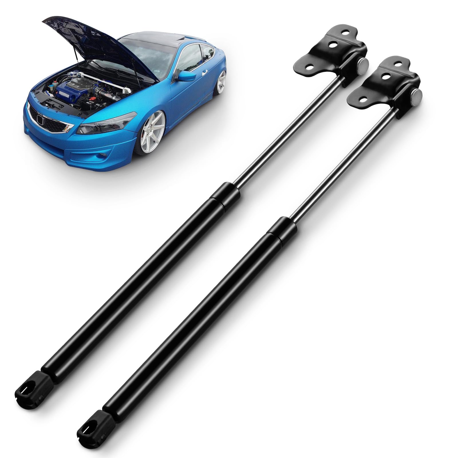 Photo 1 of ARANA Hood Struts Shocks for Honda Accord 2003-2007, Engine Hood Lift Support Rods for 2003-2007 Honda Accord Base/Coupe/DX/EX/LX/Hybrid/Special Edition/Value 2-Door/4-Door, 2 Pcs