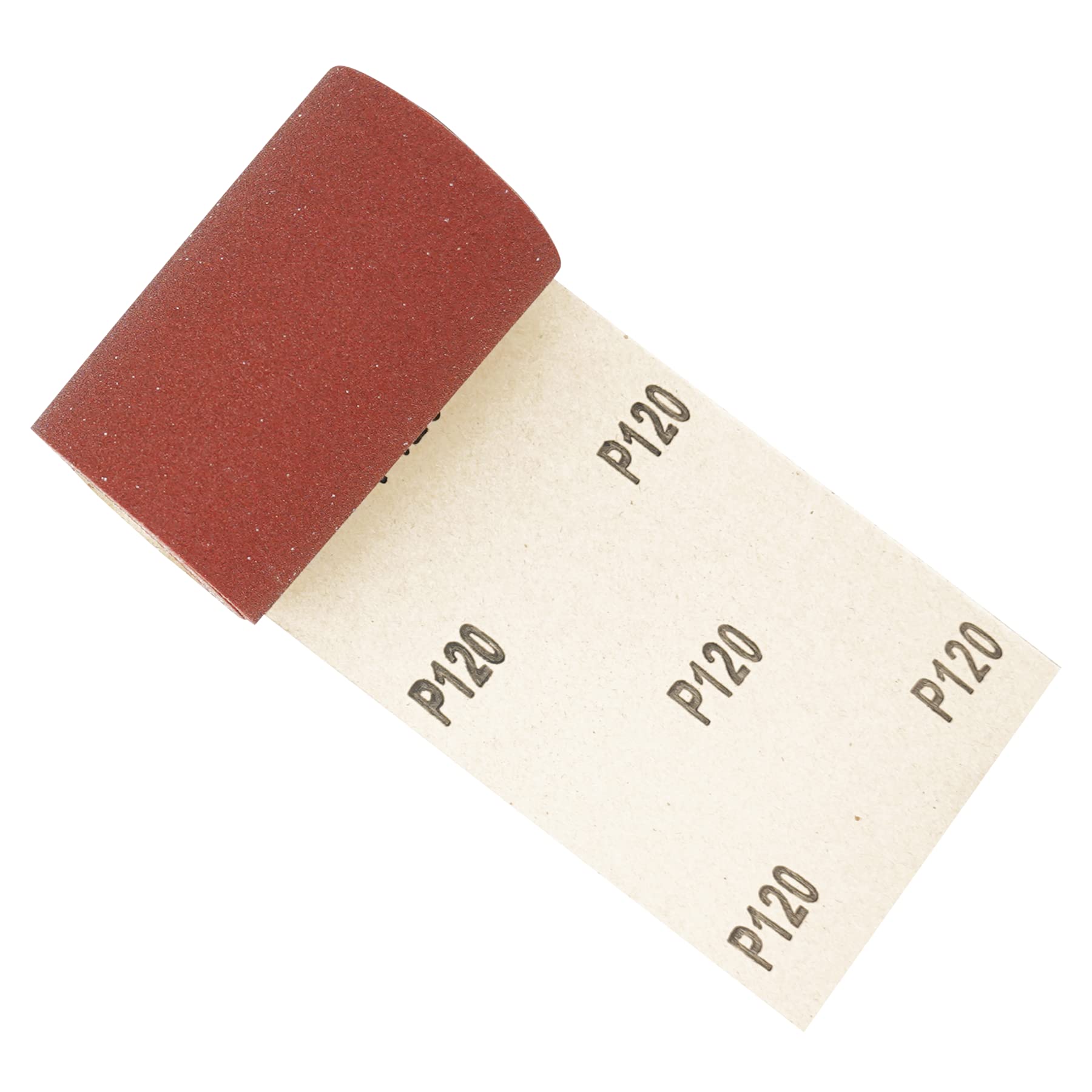 Dapetz ® ALUMINIUM OXIDE SANDING ROLL 115mm 5m RED GRIT 120 Triangle Sander, Ideal For Grinding Polishing Of Metal, Non-Metal, Wood, Rubber, Leather, Plastic, Stone, Glass And Other Materials.