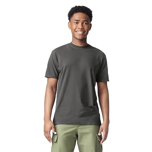 Comfort Colors Adult Short Sleeve Tee, Style G1717, Pepper (1-pack), 4X-Large