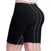 Design by Olivia Women's Basic High Waisted Active Yoga Soft Biker Shorts