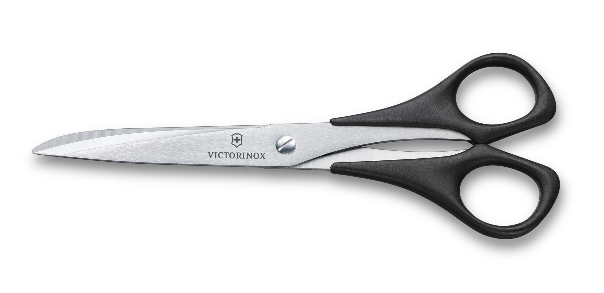 Victorinox Profi Haushalts- und Berufsschere, Extra Scharfe Klinge, 16 cm, Robuster Kunststoffgriff, Rostfreier Stahl, schwarz